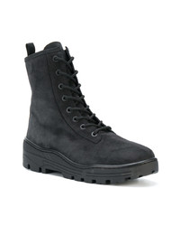 Мужские черные рабочие ботинки от Yeezy