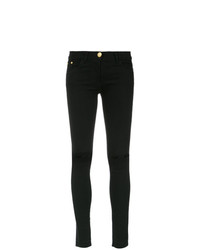 Черные рваные джинсы скинни от Andrea Bogosian