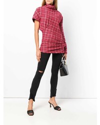 Черные рваные джинсы скинни от J Brand