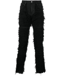Мужские черные рваные джинсы от 1017 Alyx 9Sm