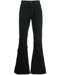 Мужские черные рваные джинсы от Acne Studios