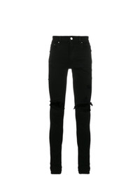 Мужские черные рваные джинсы от Amiri