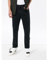 Мужские черные рваные джинсы от Off-White