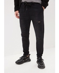 Мужские черные рваные джинсы от Befree