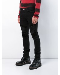 Мужские черные рваные джинсы от Fagassent