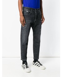 Мужские черные рваные джинсы от Golden Goose Deluxe Brand