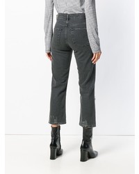 Женские черные рваные джинсы от Diesel