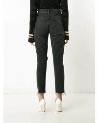 Женские черные рваные джинсы от Grlfrnd