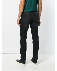Мужские черные рваные джинсы от Dolce & Gabbana
