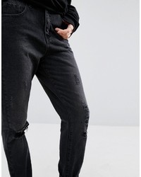 Женские черные рваные джинсы от Vero Moda