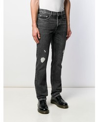 Мужские черные рваные джинсы от Sandro Paris
