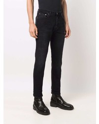 Мужские черные рваные джинсы от Haikure