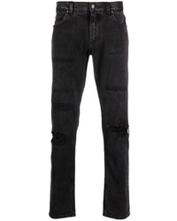 Мужские черные рваные джинсы от Dolce & Gabbana