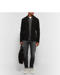 Мужские черные рваные джинсы от AG Jeans