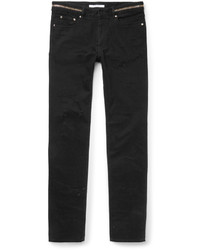 Мужские черные рваные джинсы от Givenchy
