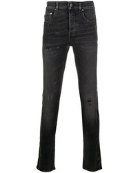 Мужские черные рваные джинсы от Les Hommes