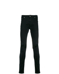 Мужские черные рваные джинсы от Represent