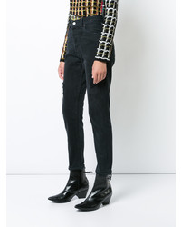 Женские черные рваные джинсы от RE/DONE