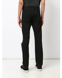 Мужские черные рваные джинсы от 321
