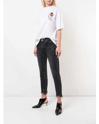 Женские черные рваные джинсы от Moussy Vintage