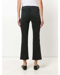 Женские черные рваные джинсы от J Brand