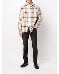 Мужские черные рваные джинсы от Jacob Cohen