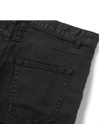 Мужские черные рваные джинсы от Saint Laurent