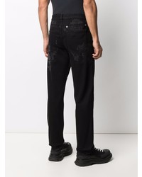 Мужские черные рваные джинсы от Givenchy