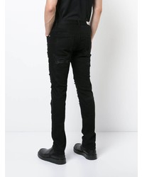 Мужские черные рваные джинсы от God's Masterful Children