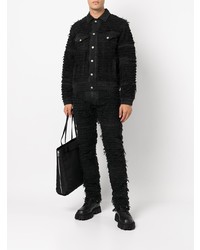 Мужские черные рваные джинсы от 1017 Alyx 9Sm