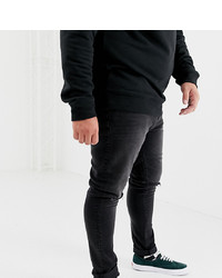 Мужские черные рваные зауженные джинсы от ASOS DESIGN
