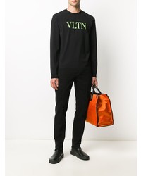 Мужские черные рваные зауженные джинсы от Neil Barrett