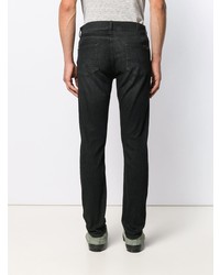 Мужские черные рваные зауженные джинсы от 7 For All Mankind