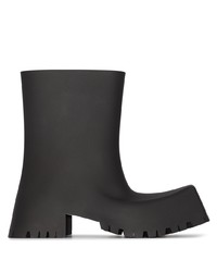 Мужские черные резиновые ботинки челси от Balenciaga