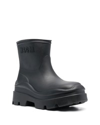 Мужские черные резиновые ботинки челси от MSGM