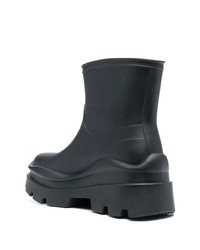 Мужские черные резиновые ботинки челси от MSGM