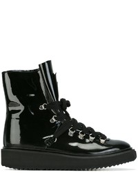Женские черные резиновые ботинки от Kenzo