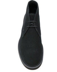 Мужские черные резиновые ботинки от Tod's