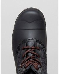 Мужские черные резиновые ботинки от Hunter