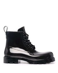 Мужские черные резиновые повседневные ботинки от Bottega Veneta