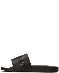 Мужские черные резиновые сандалии от Givenchy