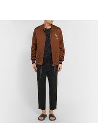 Мужские черные резиновые сандалии от Valentino