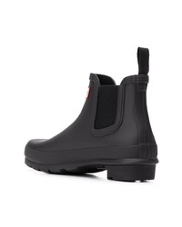 Женские черные резиновые сапоги от Hunter