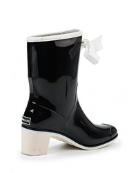 Женские черные резиновые сапоги от Boomboots