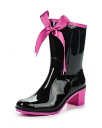 Женские черные резиновые сапоги от Boomboots