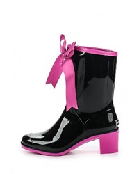 Женские черные резиновые сапоги от Boomboots