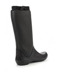 Женские черные резиновые сапоги от Crocs