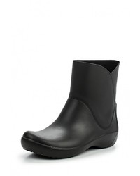 Женские черные резиновые сапоги от Crocs