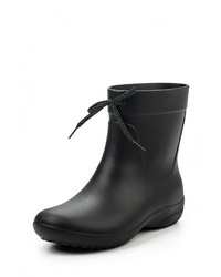 Женские черные резиновые сапоги от Crocs