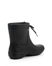 Женские черные резиновые сапоги от Crocs